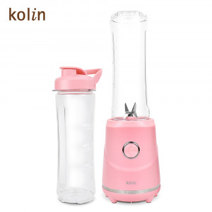 [歌林 Kolin] 隨行杯冰沙果汁機 雙杯粉 (570毫升 /3-4人份)